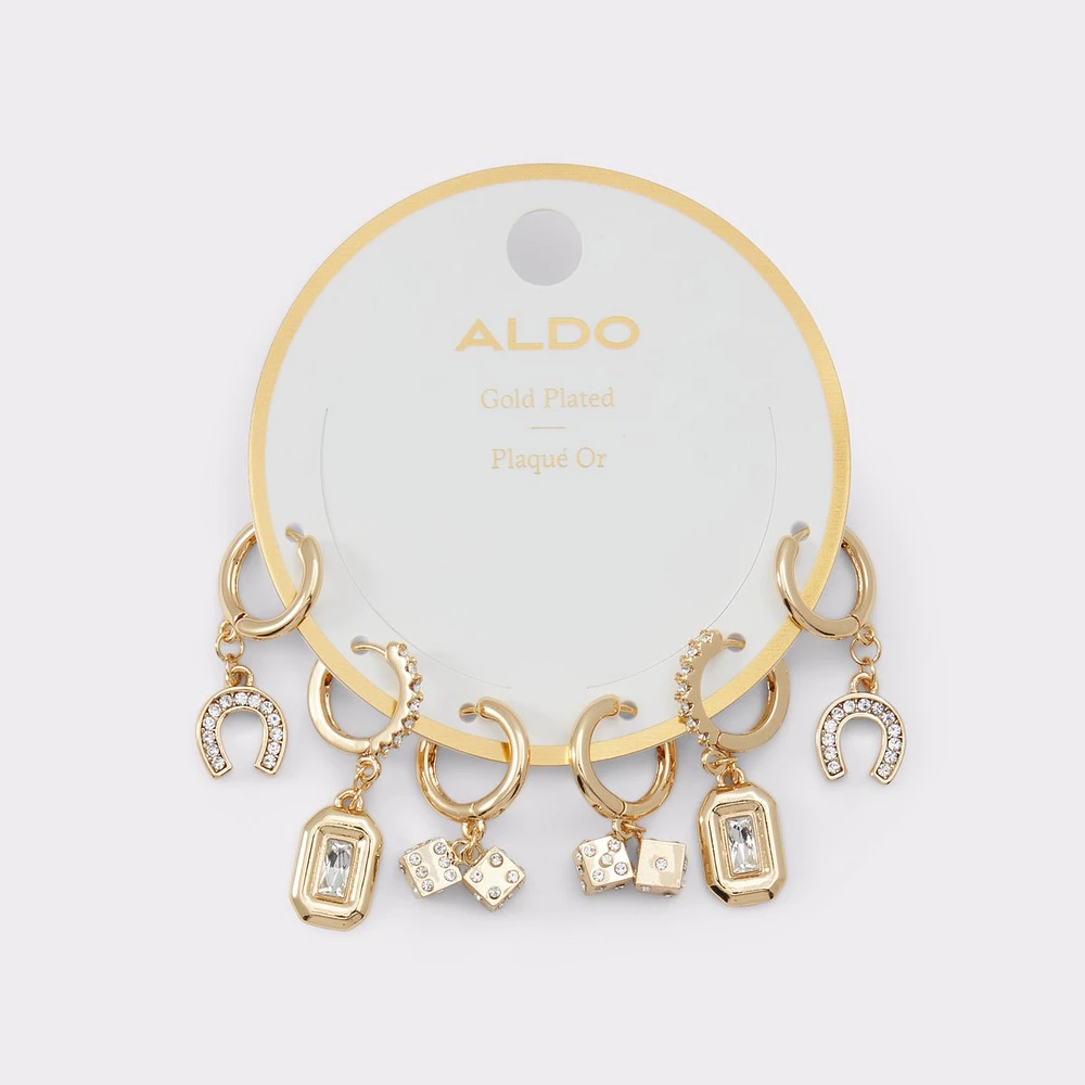 Rollthedice Gold/Clear Multi Women's Earrings | ALDO Canada