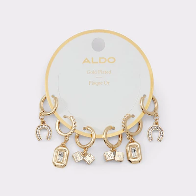 Rollthedice Gold/Clear Multi Women's Earrings | ALDO Canada