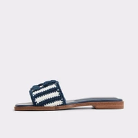 Sabbia Blue Combo Women's Flat Sandals | ALDO Canada