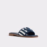 Sabbia Blue Combo Women's Flat Sandals | ALDO Canada