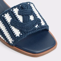 Sabbia Blue Combo Women's Flat Sandals | ALDO Canada