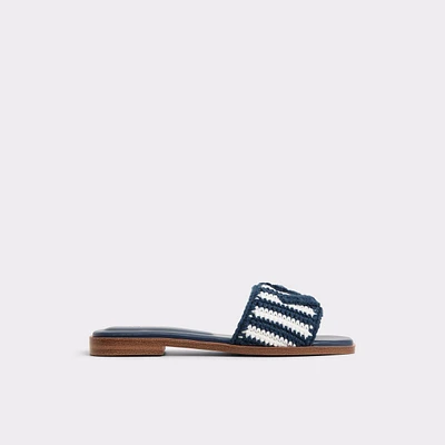 Sabbia Blue Combo Women's Flat Sandals | ALDO Canada