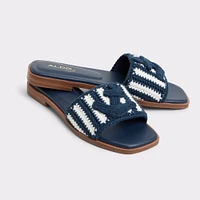 Sabbia Blue Combo Women's Flat Sandals | ALDO Canada