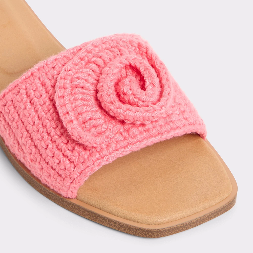 Sabbia Medium Pink Women's Flat Sandals | ALDO Canada