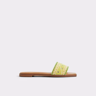 Seavacay Bright Yellow Women's Flat Sandals | ALDO Canada