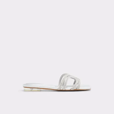 Seekoia Silver Women's Flat Sandals | ALDO US