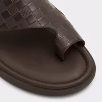 Seif Dark Brown Men's Sandals & Slides | ALDO US