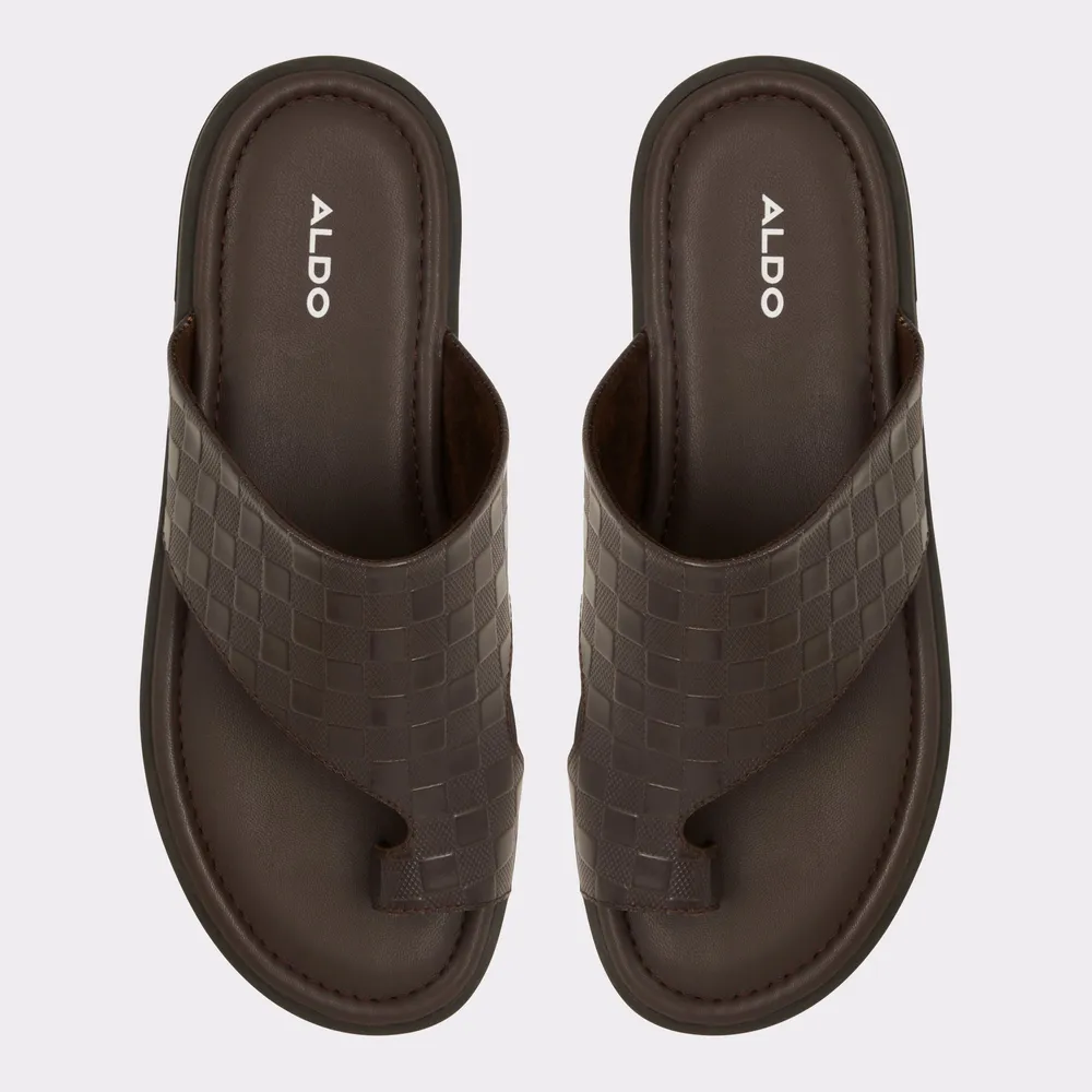 Seif Dark Brown Men's Sandals & Slides | ALDO US