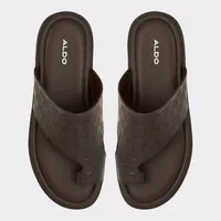 Seif Dark Brown Men's Sandals & Slides | ALDO US