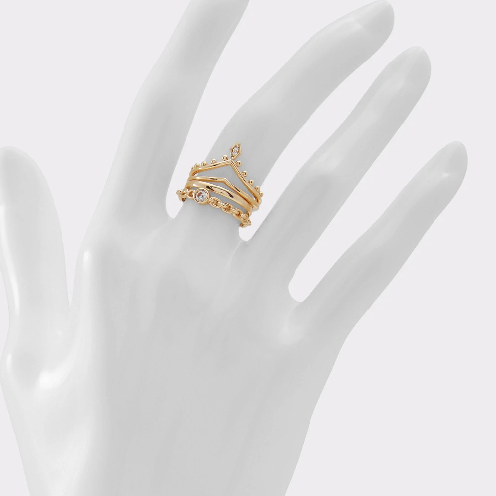 Sevorellan Gold/Clear Multi Women's Rings | ALDO Canada