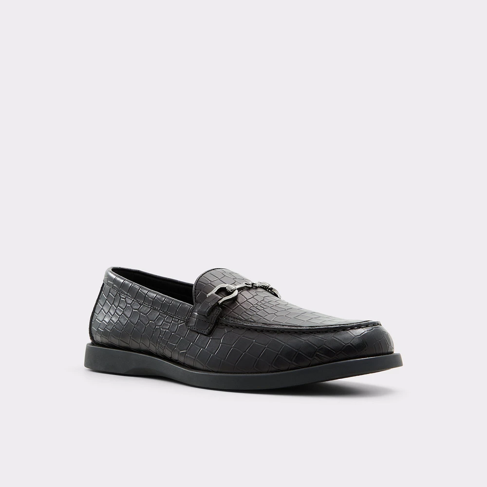 Sevul Noir Cuir Croco Hommes Mocassins et flâneurs | ALDO Canada