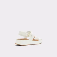 Silyia White Women's Platform sandals | ALDO Canada