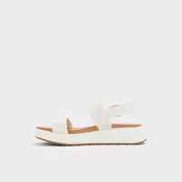 Silyia White Women's Platform sandals | ALDO Canada