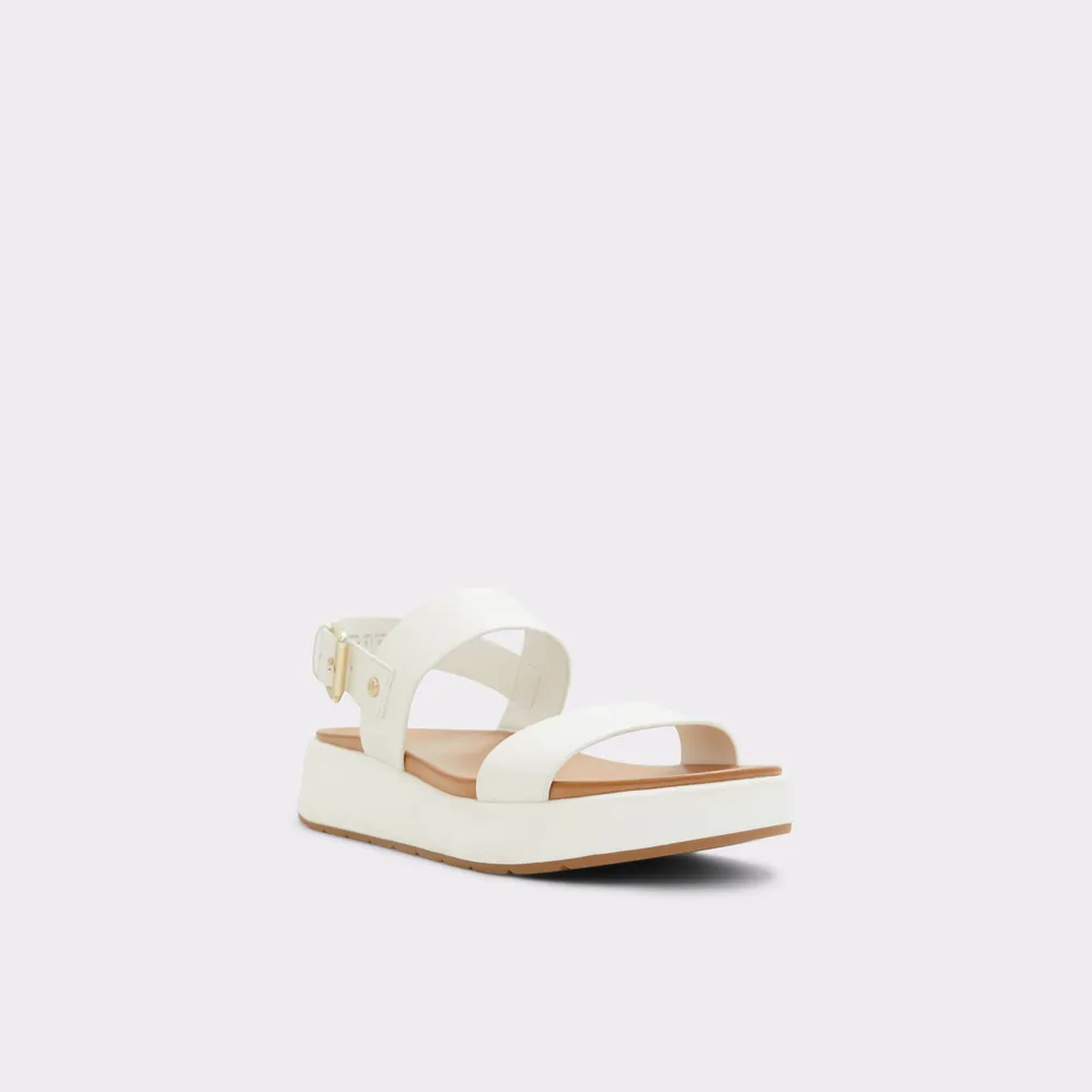 Silyia White Women's Platform Sandals | ALDO Canada