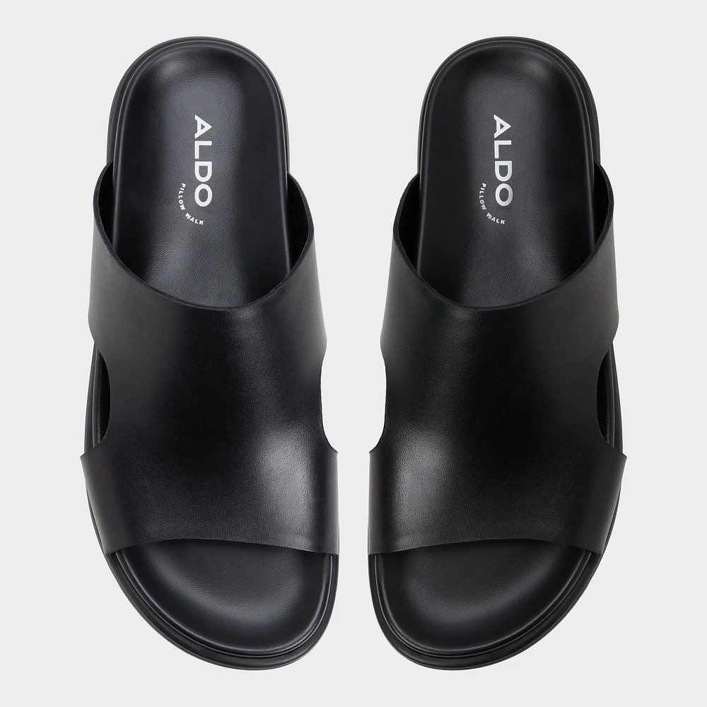 Soar Black Men's Sandals & Slides | ALDO Canada