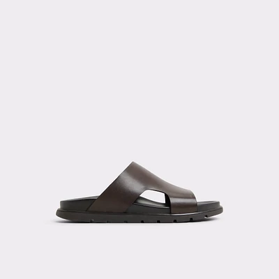 Soar Dark Brown Men's Sandals & Slides | ALDO Canada