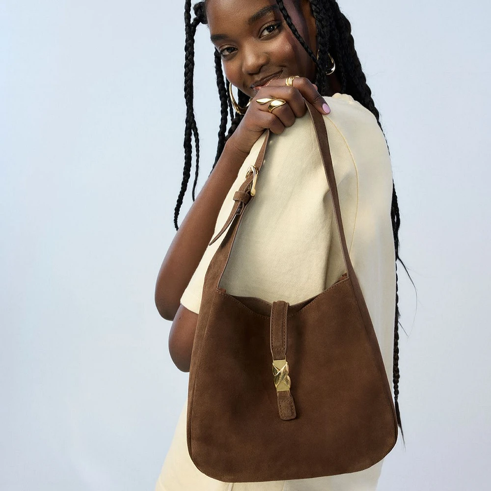 Soffiettaluxe Marron Clair Cuir Mélange de Femmes Sacs à l'épaule | ALDO Canada