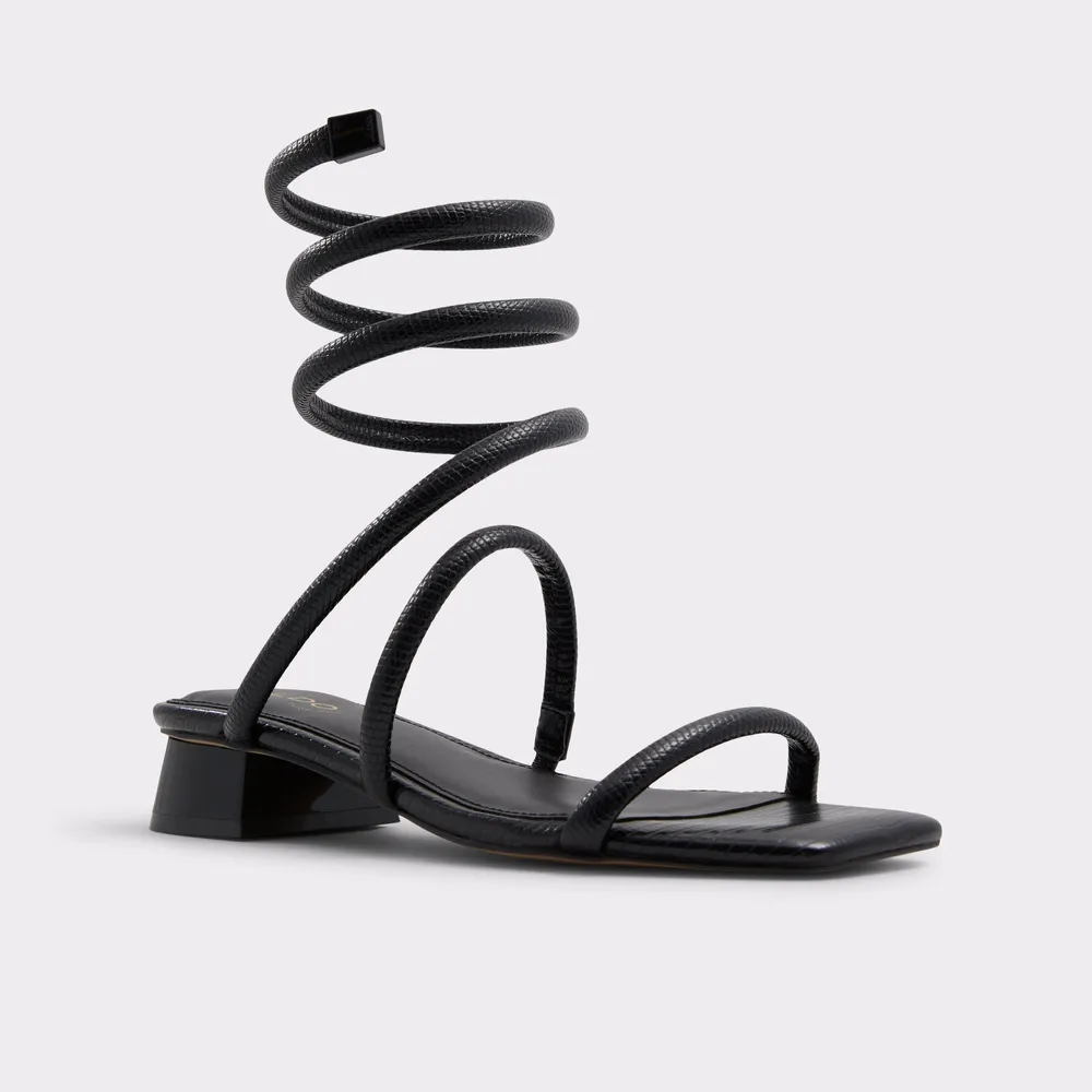 Spinna Open Black Women's Sandals | ALDO Canada