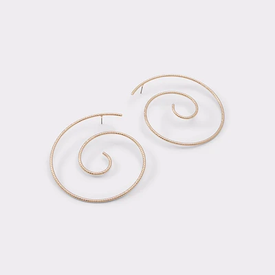 Spiralling Gold Women's Earrings | ALDO Canada