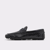 Squire Black Leather Croco Men's Loafers & Slip-Ons | ALDO Canada