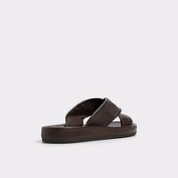 Steele Marron Foncé Hommes Sandales | ALDO Canada