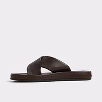 Steele Marron Foncé Hommes Sandales | ALDO Canada