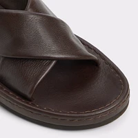 Steele Marron Foncé Hommes Sandales | ALDO Canada