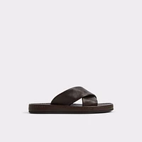 Steele Marron Foncé Hommes Sandales | ALDO Canada