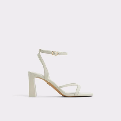 Stellare White/Bone Women's Block heels | ALDO Canada