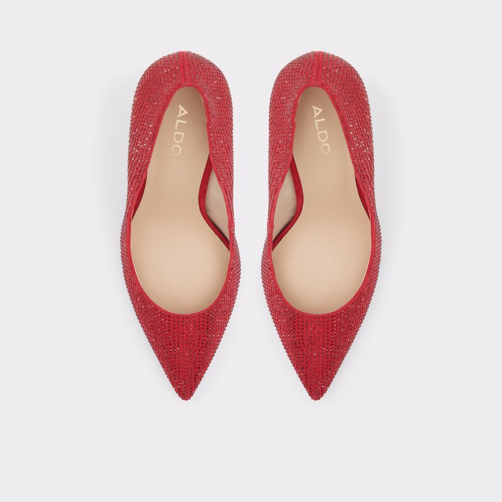 Stessy_ Red Textile Mixed Material Women's Pumps | ALDO US