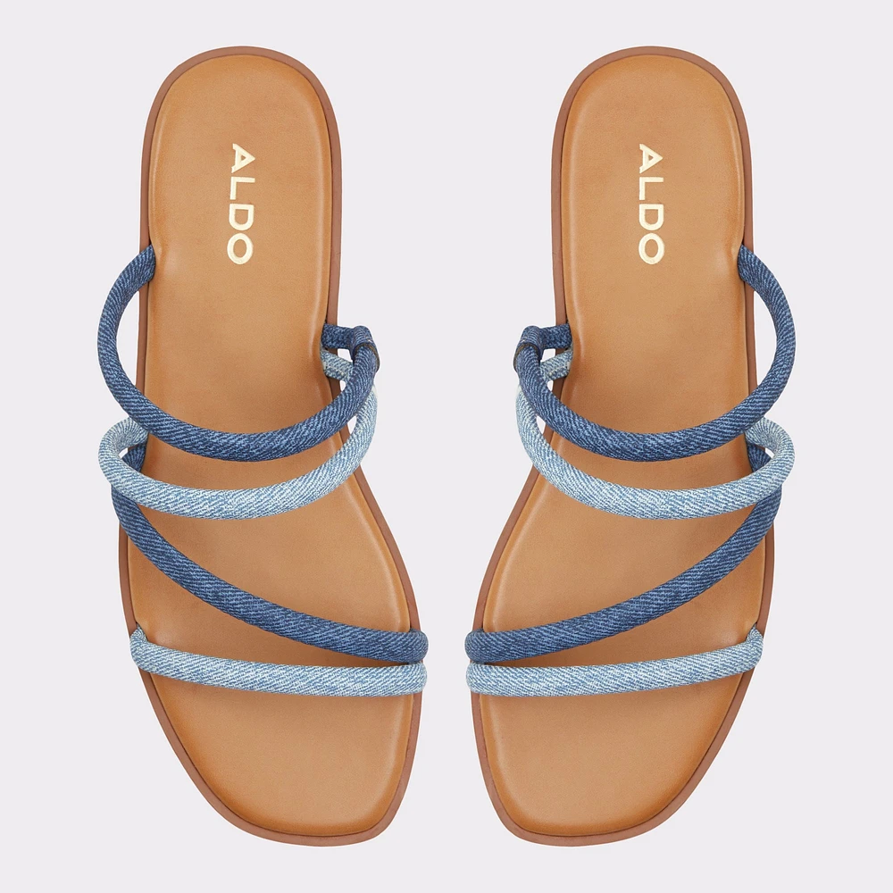 Stila Bleu Femmes Sandales à talon plat | ALDO Canada