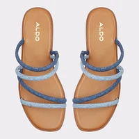 Stila Bleu Femmes Sandales à talon plat | ALDO Canada