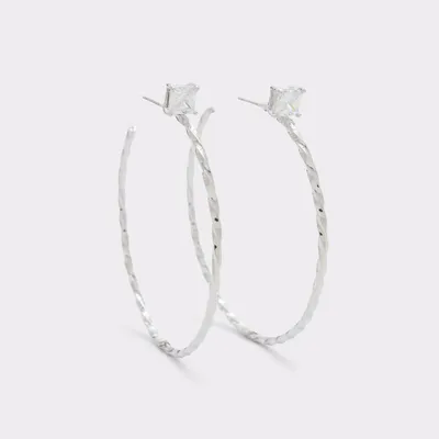 Stretyn Silver/Clear Multi Women's Earrings | ALDO US