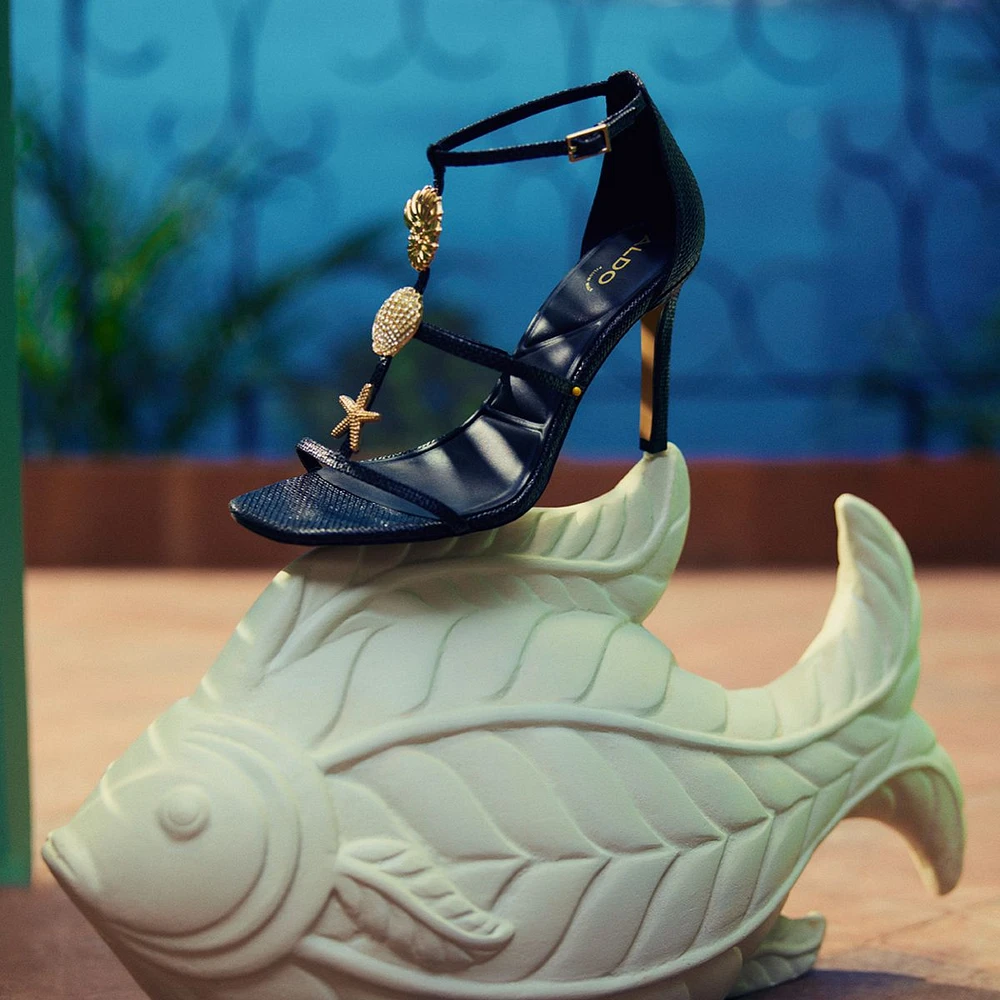 Summerdate Black Women's Strappy Heels | ALDO Canada