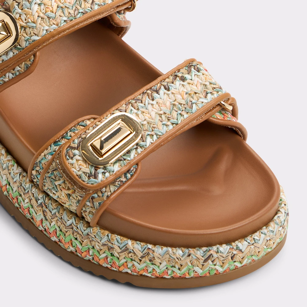 Sunhaven Bright Multi Women's Footbed sandals | ALDO Canada