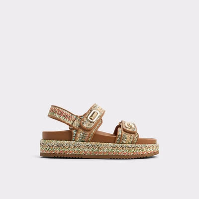 Sunhaven Bright Multi Women's Footbed sandals | ALDO Canada