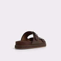 Sunnyside Dark Brown Men's Slides | ALDO Canada