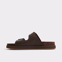 Sunnyside Dark Brown Men's Slides | ALDO Canada