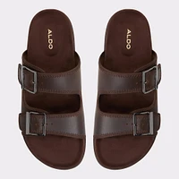 Sunnyside Dark Brown Men's Slides | ALDO Canada