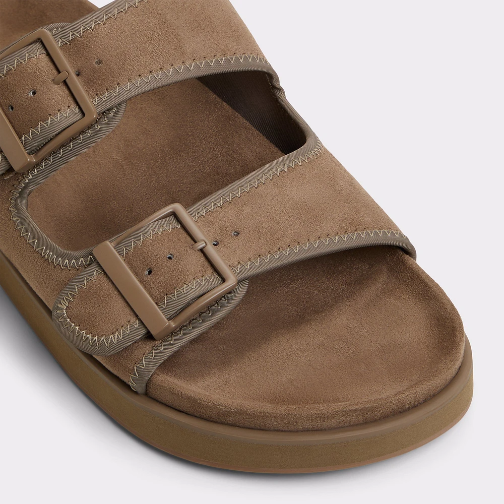 Sunnyside Light Brown Men's Slides | ALDO Canada