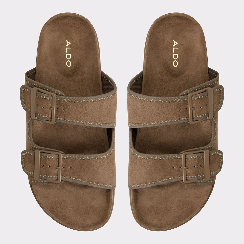 Sunnyside Light Brown Men's Slides | ALDO Canada