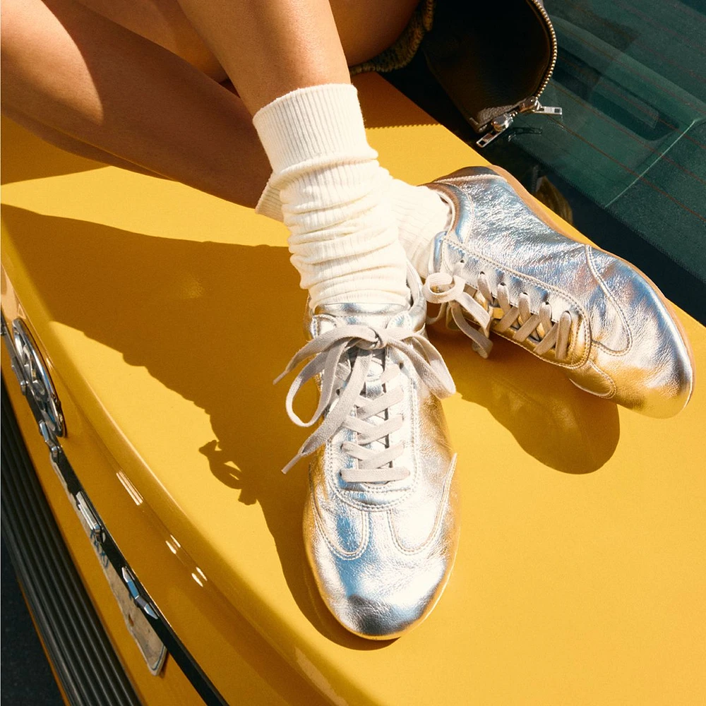 Swiftlyy Argent Femmes Sneakers bas | ALDO Canada