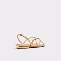 Synthesa Or Femmes Sandales à talon plat | ALDO Canada