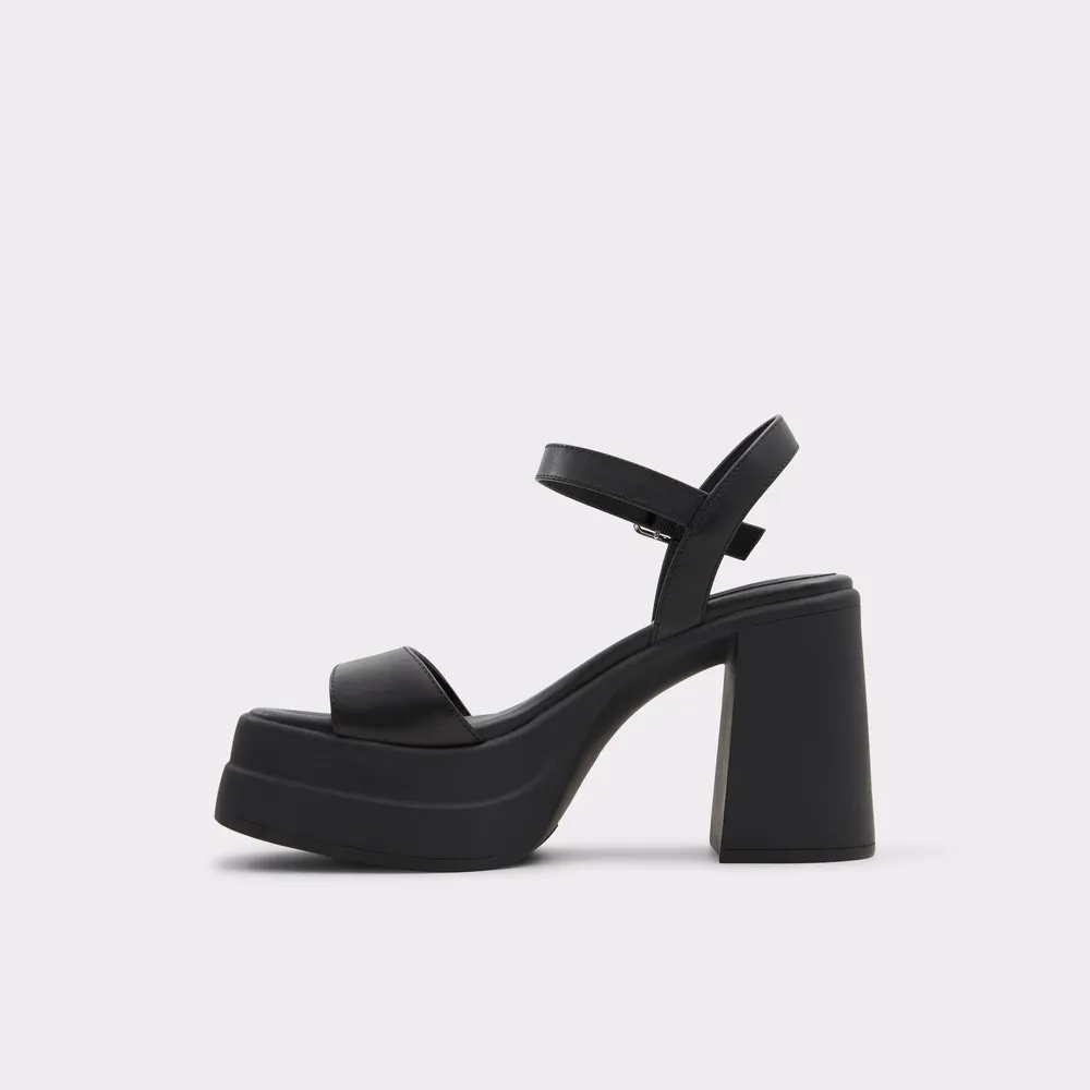 Taina Black Women's Platform Sandals | ALDO Canada