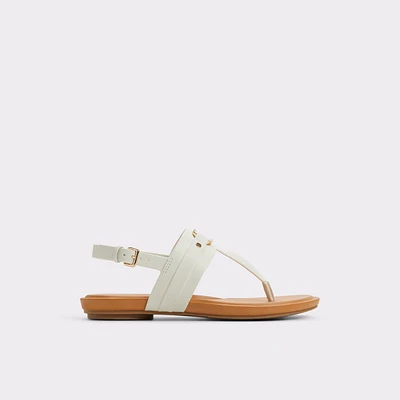 Taylen White/Bone Women's Footbed sandals | ALDO US