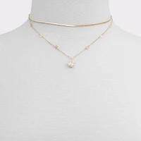 Teardrop Gold/Clear Multi Women's Necklaces | ALDO Canada