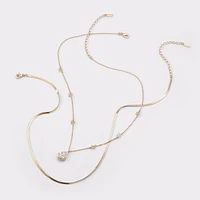 Teardrop Gold/Clear Multi Women's Necklaces | ALDO Canada