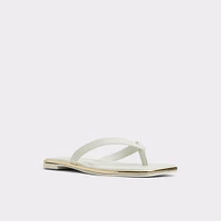 Theao White/Bone Women's Thong Sandals | ALDO Canada