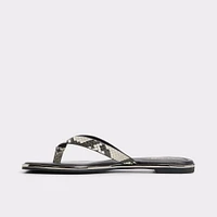 Theao Blanc/Noir Femmes Sandales tongs | ALDO Canada