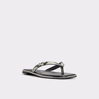 Theao Blanc/Noir Femmes Sandales tongs | ALDO Canada